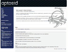 Tablet Screenshot of lab.aptosid.com